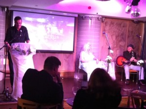 Mark Billingham & My Darling Clementine on stage