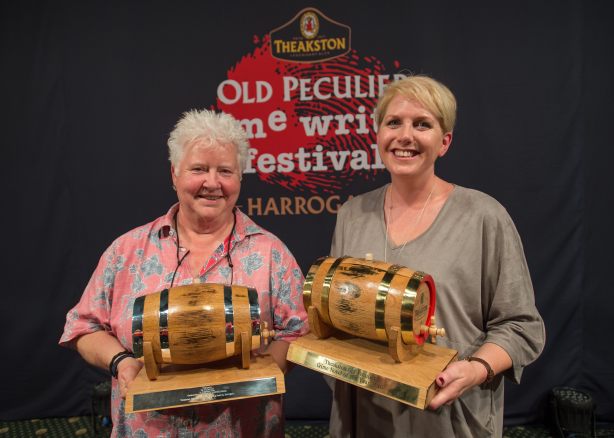Val McDermid - Life Time Achievement Award Crime Novel of the Year Award 2016 Clare Macintosh - Winner Best Crime Novel of the year (c) Charlotte Graham/Guzelian
