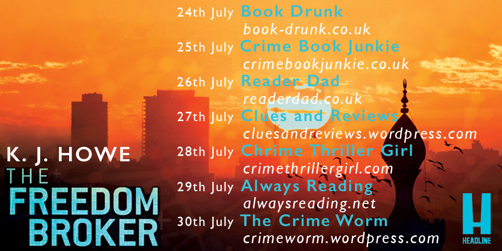 The Freedom Broker blog tour graphic